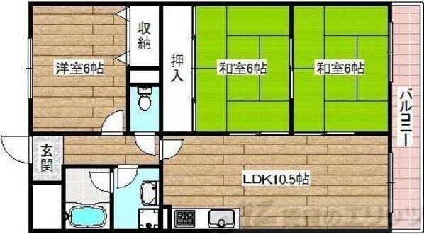 ソシアルミエールの物件間取画像